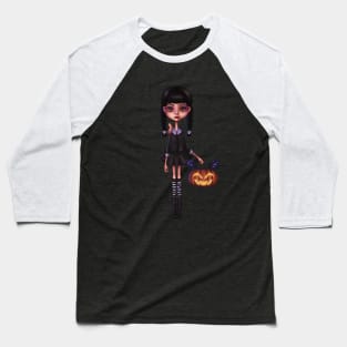 Wednesday Halloween Baseball T-Shirt